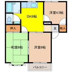 ネオアージュ橋爪の物件間取画像